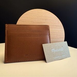 Madewell - Cognac Leather Wallet